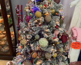 Assorted Hand Crafted Christmas Ornaments, Pink Derby Roller Skates