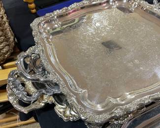 Silver Plated Serving Trays