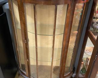 Half Moon Curio Cabinet Childs Size