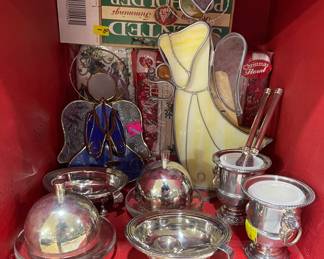 Stained Glass Angel, Assorted Serving Dishes