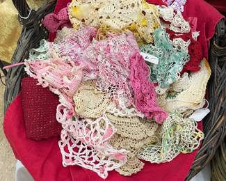 Assorted Basket of Doilies