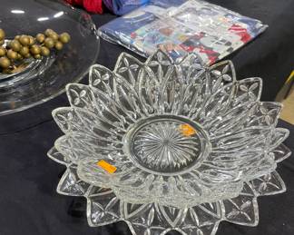 Assorted Serving Trays Crystal