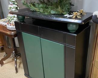 Asian Cabinet with Shelving, Wall Hanging Shelving