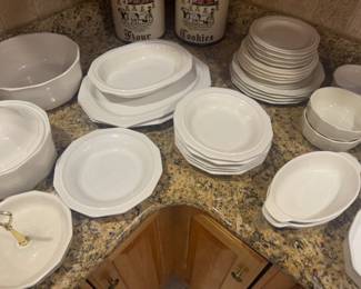 White Ironstone / Ceramic Serveware Collection