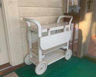 rolling bar cart