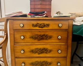 vintage wooden dresser