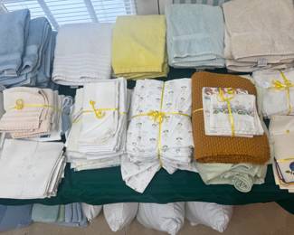various linens