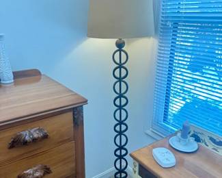 iron stacked ring floor lamps