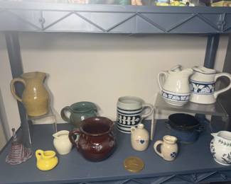 various pottery