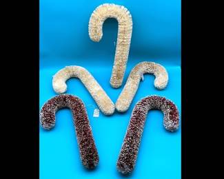 Large Bottlebrush candy canes