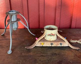 Mid-century Christmas tree stand