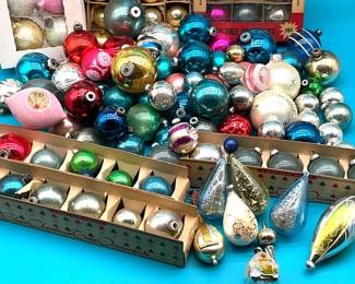 Shiny Brite and other ornaments