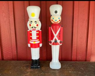 Nutcracker and Toy Soldier Blow Molds