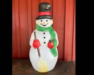 Snowman Blow Mold