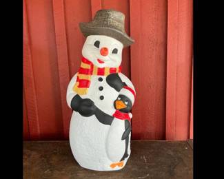 Snowman Blow Mold