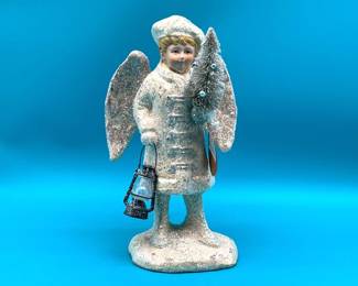 Primitive style Christmas Angel Figurine