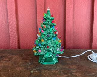 Ceramic Lighted Christmas Tree