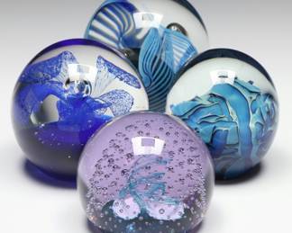Robert Eickholt, Caithness, and Other Art Glass Paperweights