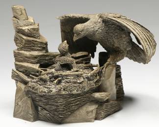 Robert K. Davis for Franklin Mint "The Provider" Fine Pewter Sculpture