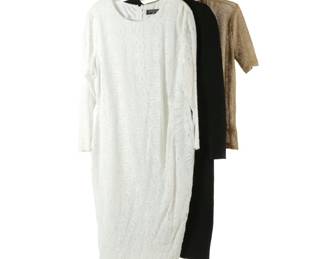 asper White Lace Maxi Dress, Jos. A Bank Shift Dress & Michael Kors Cardigan