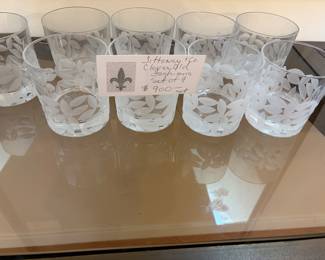 $900 set of 9 unique Tiffany & Co. Clover old fashions. Available for in person purchase only