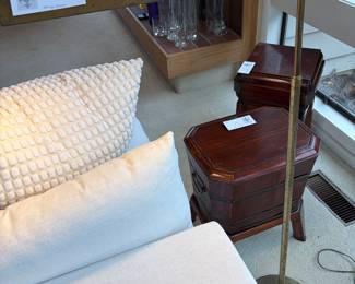 $220 Brass adjustable swing arm reading lamp. 43” h as shown. Available for online and in person purchase.