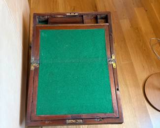 Shown with desk/box open.