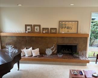 Over view of art and accessories available for in person purchase 