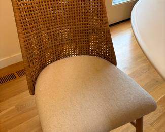 $1200 Crate and Barrel Astrid dining chairs. Set of four. Still available at Crate and Barrel for $450 each. This set is also in “like new” condition. 20.5”w X 23”d X 34”h. Available for online and in person purchase.