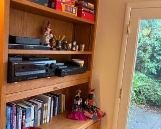 More of the books, stereo equipment and accessories for sale in-person