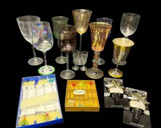 Colorful Wine Glasses More 