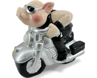 Motorcycle Hog Cookie Jar