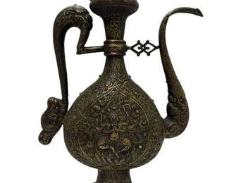 Old Tibetan Mahakala Dragon Pot