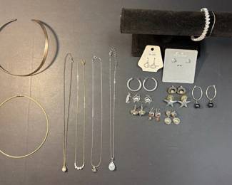 Nautical Themed Rhinestone Costume Jewelry 