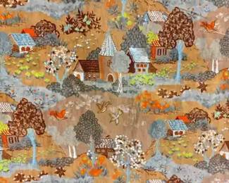 Vintage Bed Cover Sheet