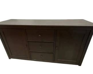 Modern Gray Console Cabinet 