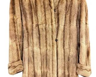 Louis Herman Fur Coat Suspected Muskrat Fur