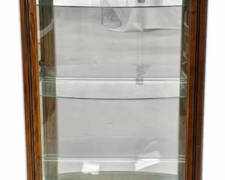 Pulaski Furniture Carved Oak Curio Cabinet Illuminated