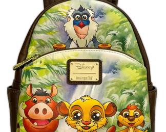 Loungefly Disney The Lion King Chibi Simba Friends Mini Backpack