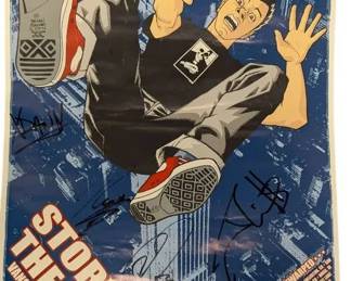 Vans 2004 Warped Tour Signed Poster 