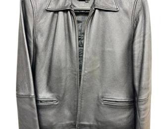 Jessi Lee Genuine Leather Coat Size Large