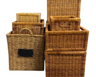 Wicker Storage Baskets