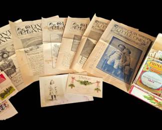 1908 1914 Bible Study Cards , Olive Plants Religious Guides 1915, Stamps,  More