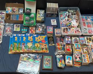 Huge Lot of Sports Cards/Collectibles