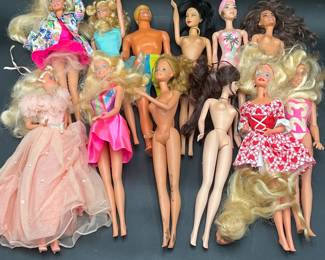 Assorted Barbie Dolls