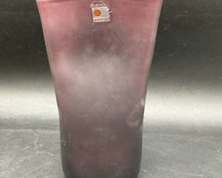 Blenko Art Glass Vase