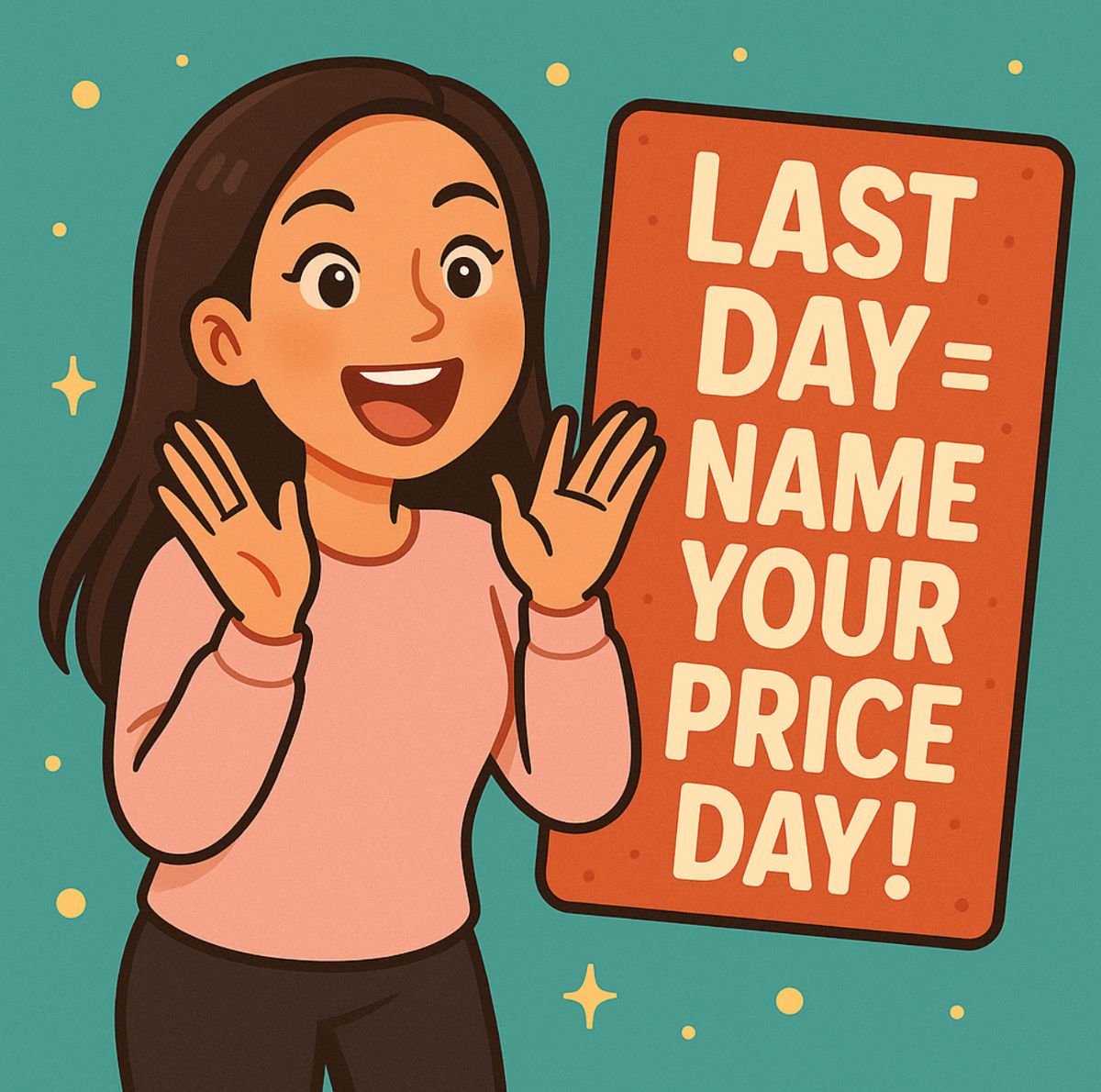 That’s right!! You tell us what you would like to pay! :)