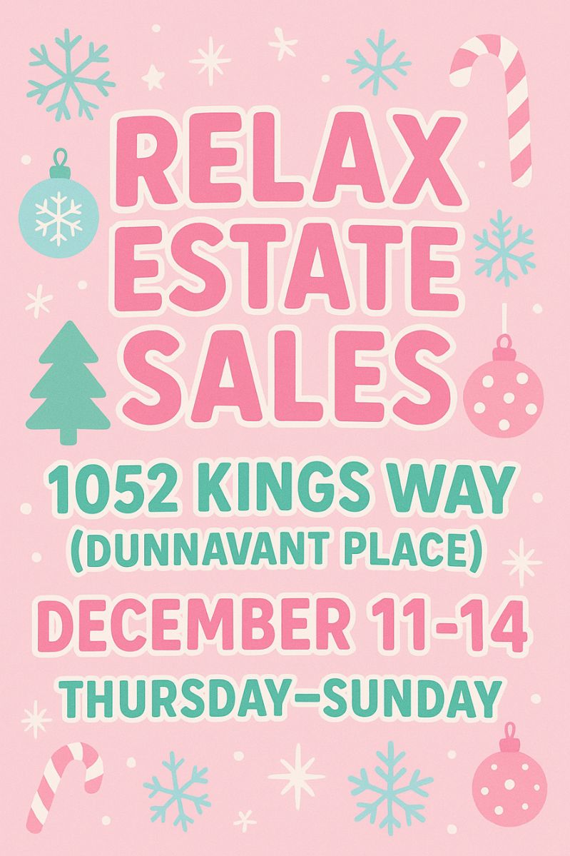 Look for this flyer!!
Please DO NOT show up until the Dates and Times of Sale! 