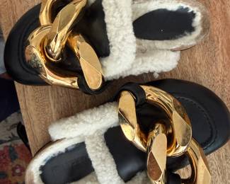 JW Anderson Chain loafer mules