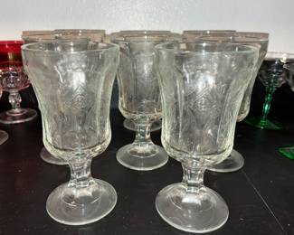 Indiana Glass Goblets, “Recollection” Line